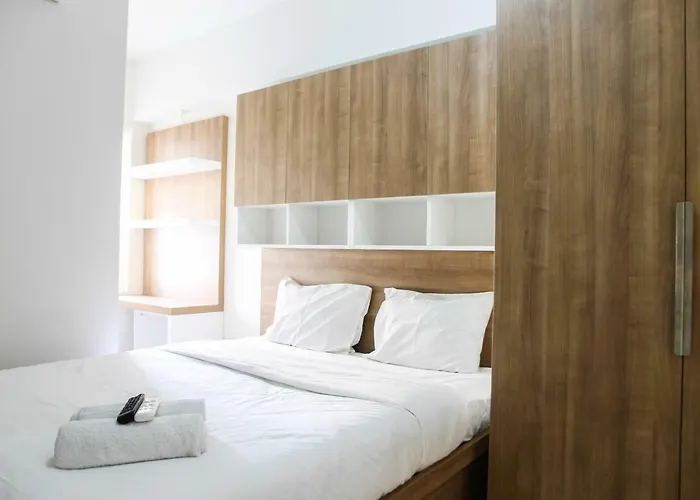 2Br With Sofa Bed At Springlake Summarecon Apartment By Travelio